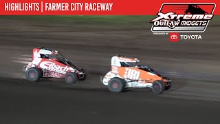 reme Outlaw Midget Series Presented by Toyota | Illini 100 | April 12, 2024 | HIGHLIGHTS