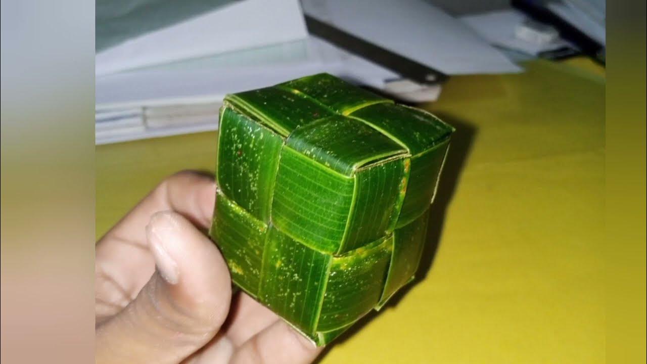 How To Make Palm Leaf Basket Coconut Leaf Craft Coconut Leaves