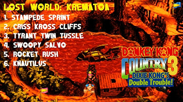 Donkey Kong Country 3 (SNES) (105%) (8|9) / World 8: Krematoa | Lost World [4:3/FHD@60]