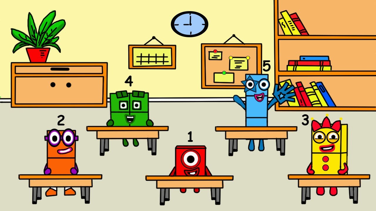 Welcome To A New Class Of Numberblocks Numberblocks Fanmade Coloring