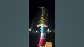 4" Strobe Rocket #pyro #ytshorts #4thofjuly