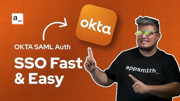 OKTA + Appsmith SSO with SAML – Enterprise Auth Just Got Easier.