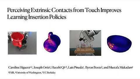 Perceiving Extrinsic Contacts from Touch Improves Learning Insertion Policies