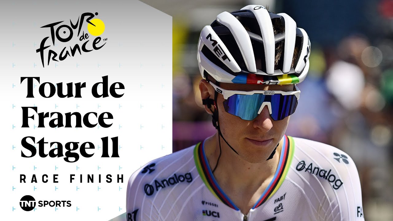 MAYHEM FINISH! 😮 | Men's Tour de France Stage 11 Final KM's | TNT Sports Cycling