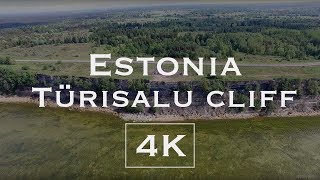 Estonia. Türisalu Cliff. 4K - Aerial Drone Footage Estonia. Türisalu Cliff. 4K - Aerial Drone Footage