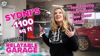 A Tour of Sydni's UPDATED Relatable Garage! | 🚘 3-Car Bay (1100 sq ft) Square Footage Of A 3 Car Garage