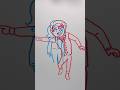James vs Sophia !! ジェームスvsソフィアを赤と青で描く!!!! 【ジェームズミーム】 #shorts