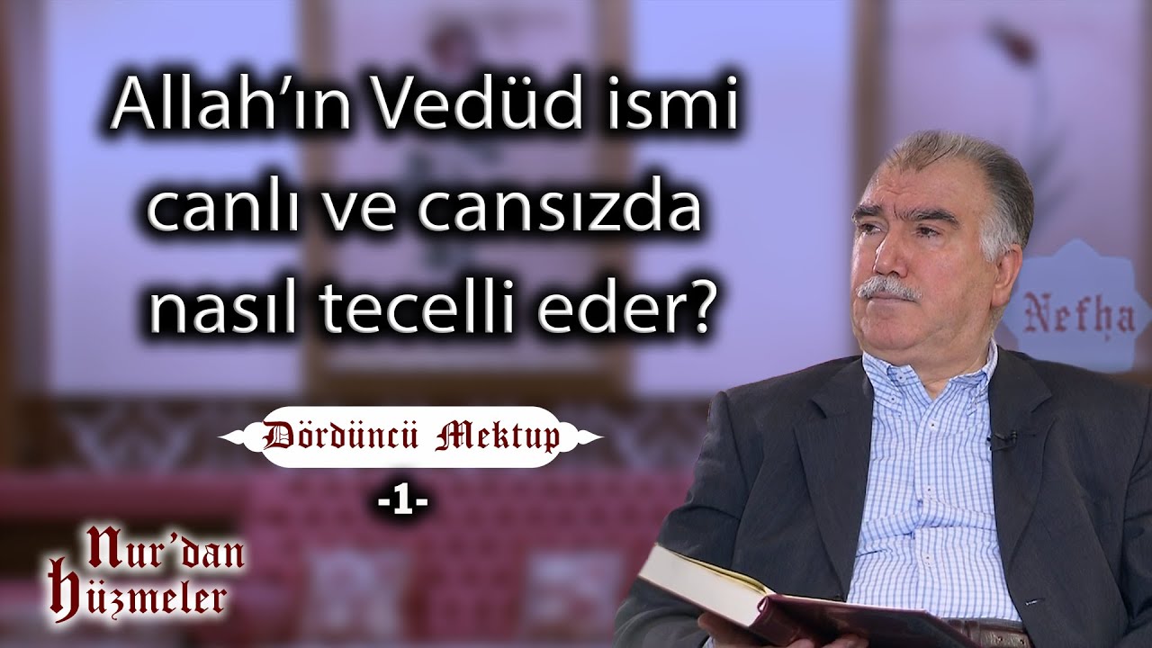 Allah'ın Vedüd ismi nasıl tecelli eder? l Dördüncü Mektup - 1 l Mektubat Dersleri l Abdullah Aymaz