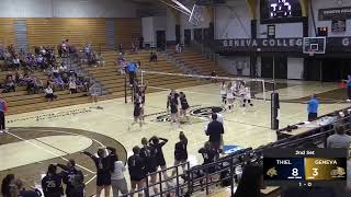 Thiel Women's Volleyball vs. Geneva Highlights | Oct. 15, 2025