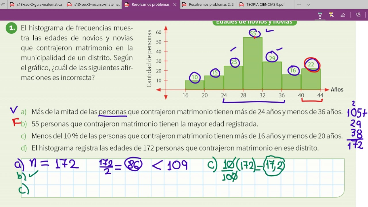 SEGUNDO. Semana 13. Día 4. Problemas de Medidas de Tendencia Central