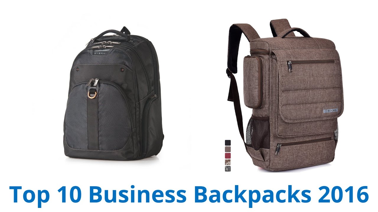 10 Best Business Backpacks 2016 - YouTube