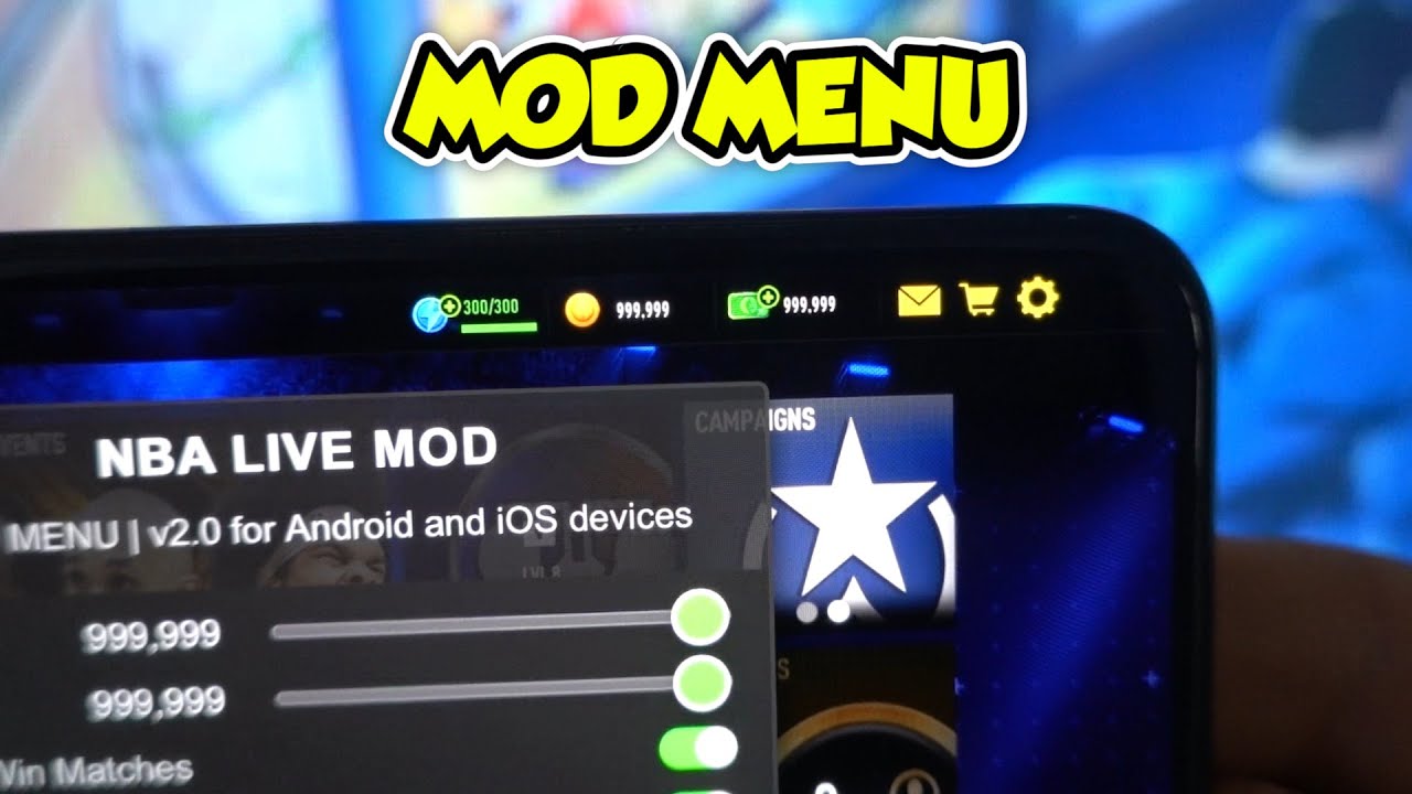 NBA Live Mobile MOD Unlimited Cash and Coins iOS Android