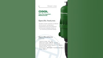 [Short] D9GL Overview - Discover Fertilizer Injector Specificities