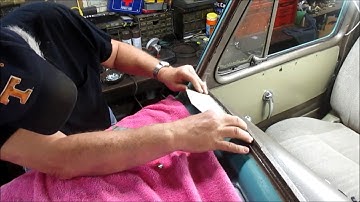 1949 GMC Project, Windshield channel repair. Volume 20,  Interior Rehab.