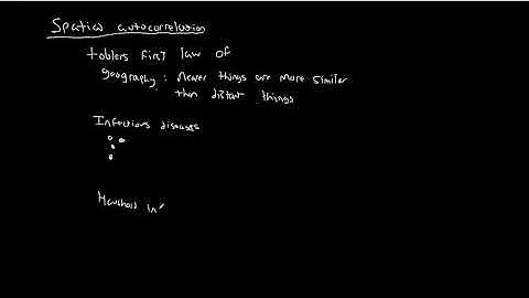 Spatial Autocorrelation Intro