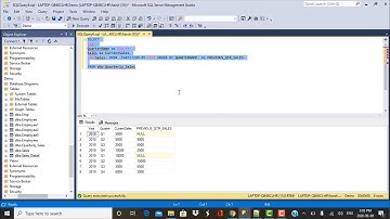 SQL Query | Compare with Previous Quarter