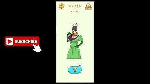 Tricky Mind Delete One Part Level 50 Who is she?