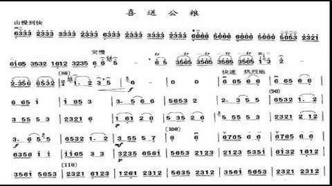 喜送公粮/喜送公糧 F调伴奏 - instrumental in F