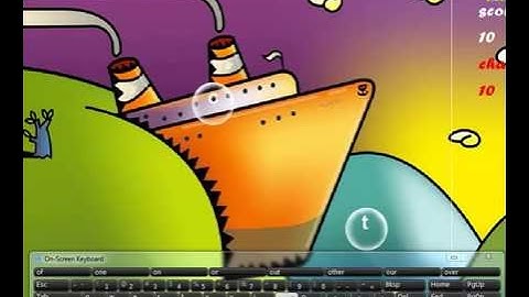 TypingGame: Simple java applet Game