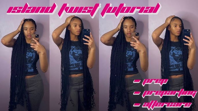 How to do the boho Senegalese twist on yourself, EASY STEP BY STEP  TUTORIAL