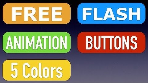 FREE flash animated animation gif buttons blue green yellow orange red