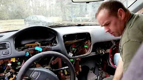 98 Civic dash removal