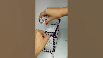 обзор сумки из бусин