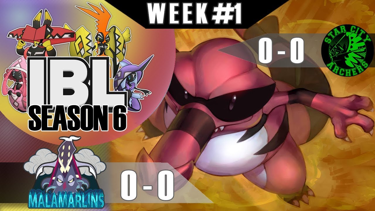 "A Groundbreaking Start" | IBL S6W1 | Miami Malamarlins vs Star City Archers [MidPokemaster]