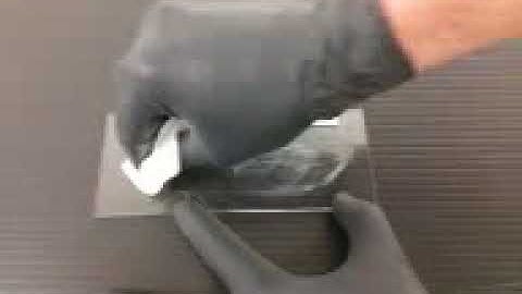 Acetone Solvent Wipe Test