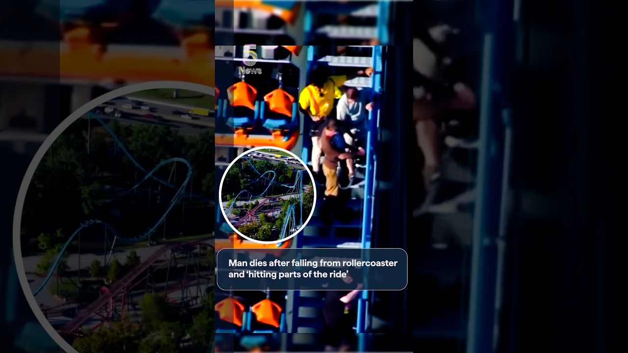 Man dies after falling from rollercoaster and ‘hitting parts of the ride’ | 5 News