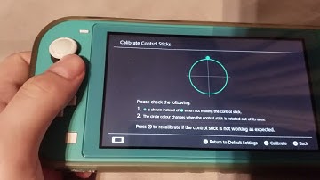 Nintendo switch lite stick drift/deadzone
