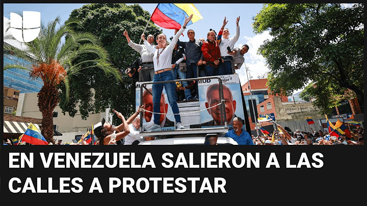 Los detalles de la multitudinaria protesta de venezolanos contra el régimen de Maduro