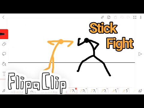 How to animate a Stick Fight on FlipaClip