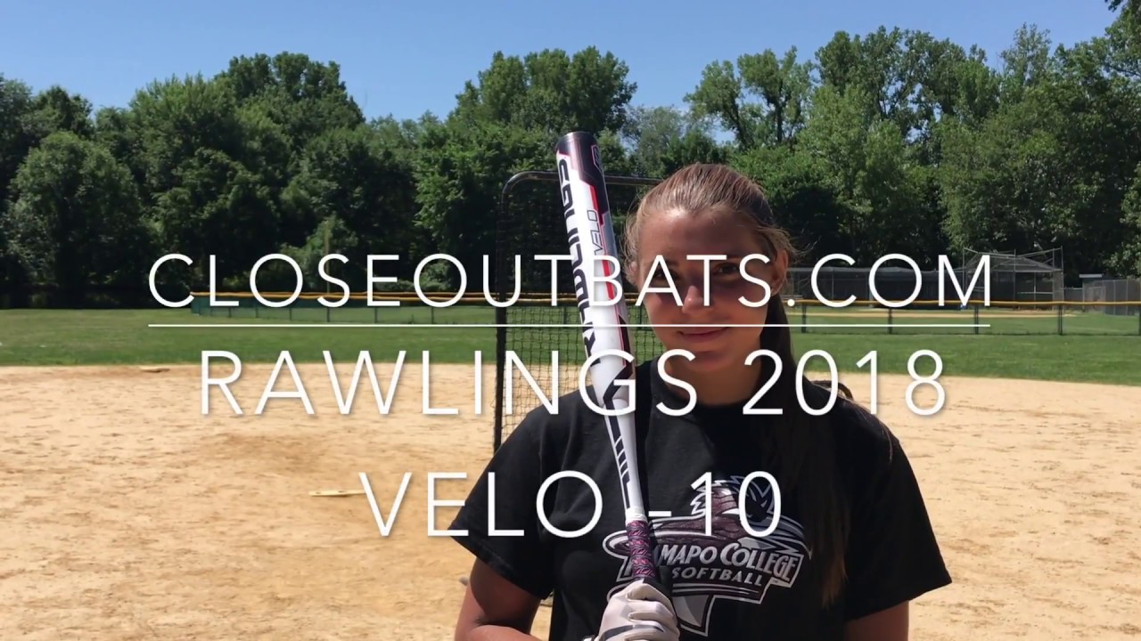 Batte De Softball Rawlings Velo Composite FP8V10 - 33 Pouces, 23 Oz, 2 1/4, USSSA 10