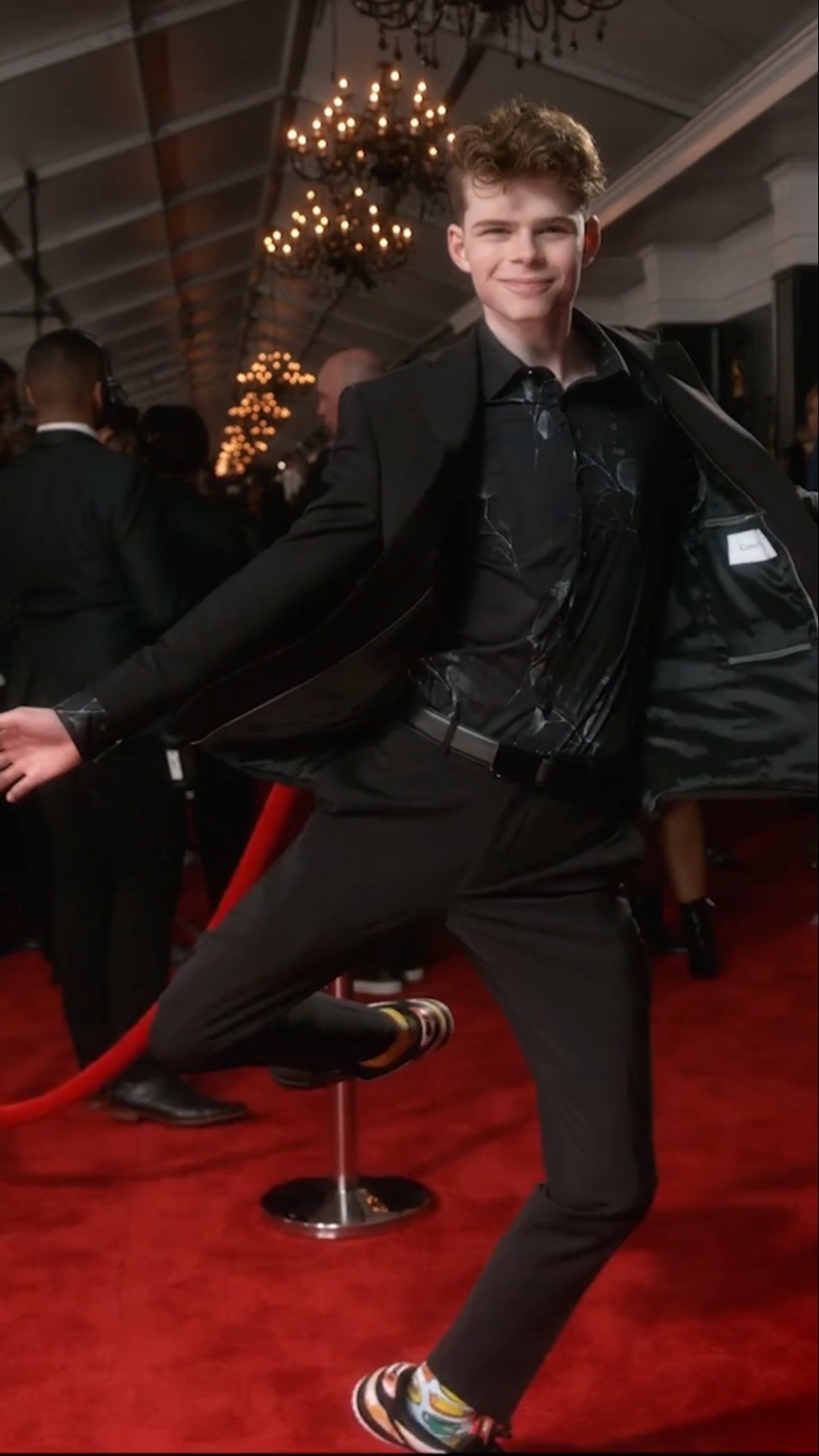 Grammys GLAMBOT! Merrick \u0026 Grammys today! @RecordingAcademy @colewalliser #calvinklein #nike