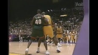 Shaq \& Kemp' FG Hilights (12\/3\/96)