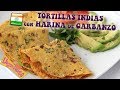 👩 TORTILLAS con HARINA de GARBANZO INDIAS  💓 | Recetas Veganas | Veganamente