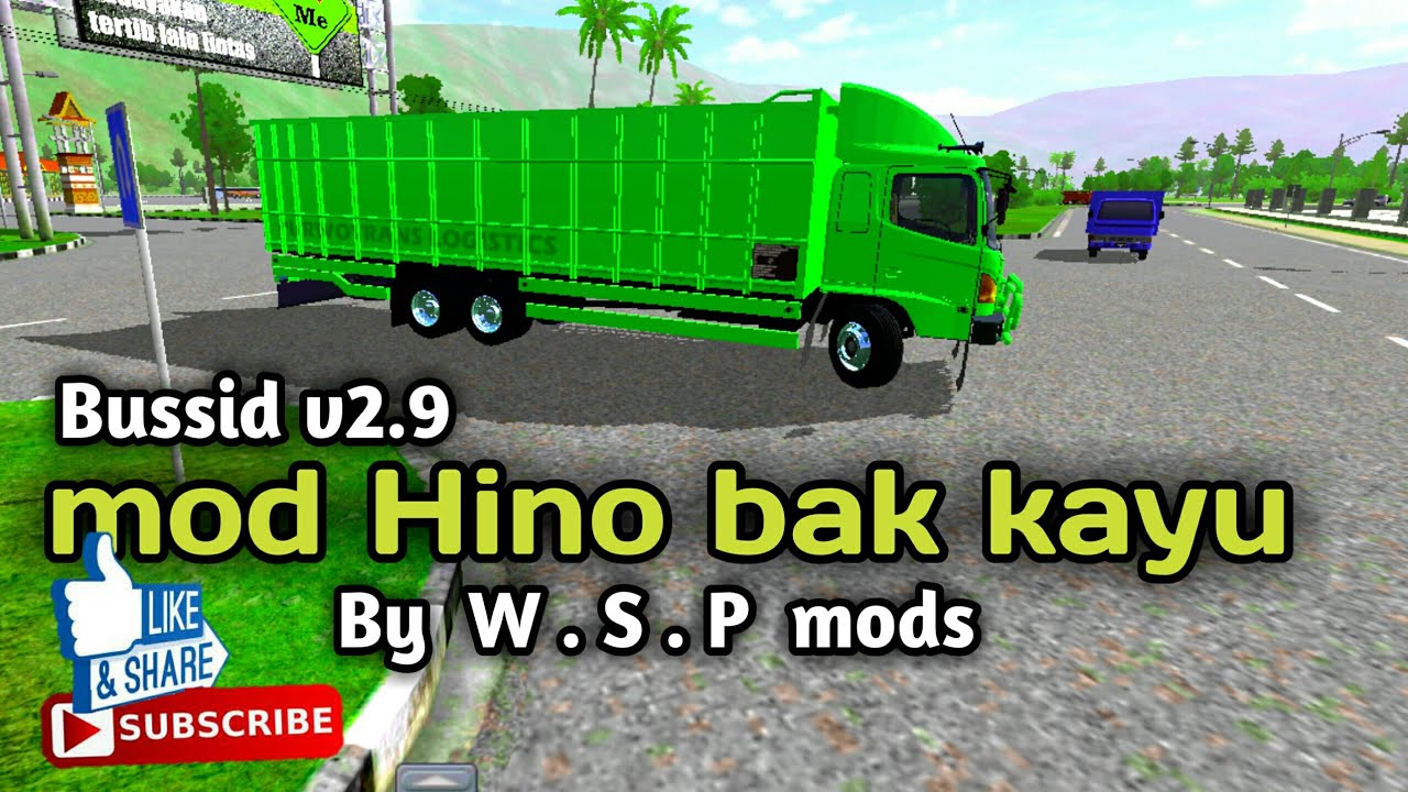  Hino lohan bak kayu mod cvt By wsp mod Bus simulator 