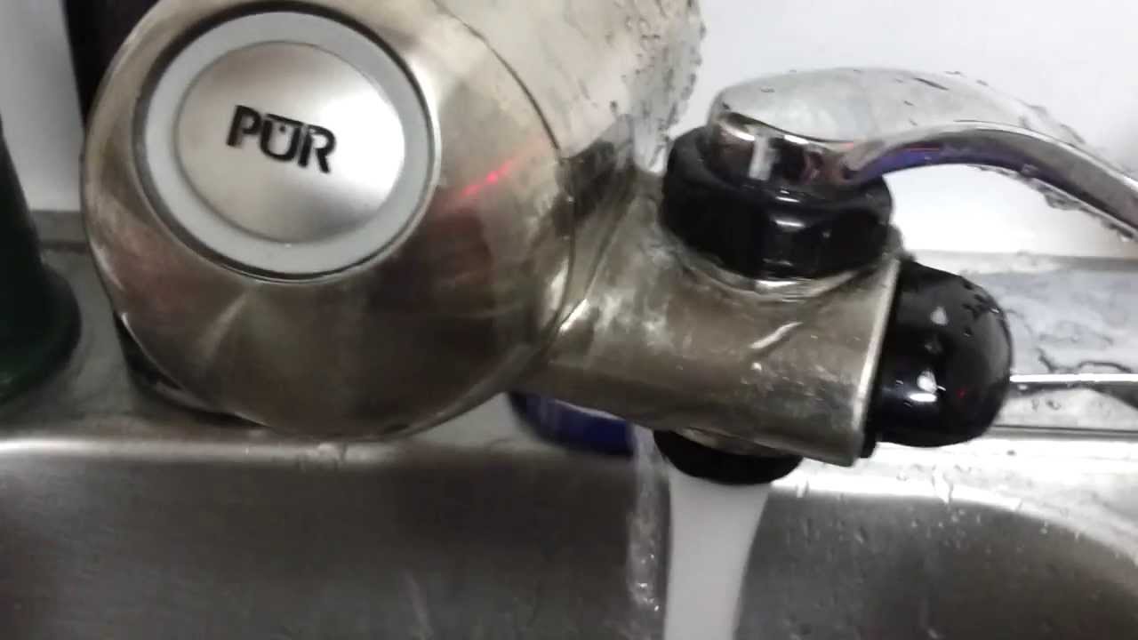 Pur Faucet Filter Fail YouTube