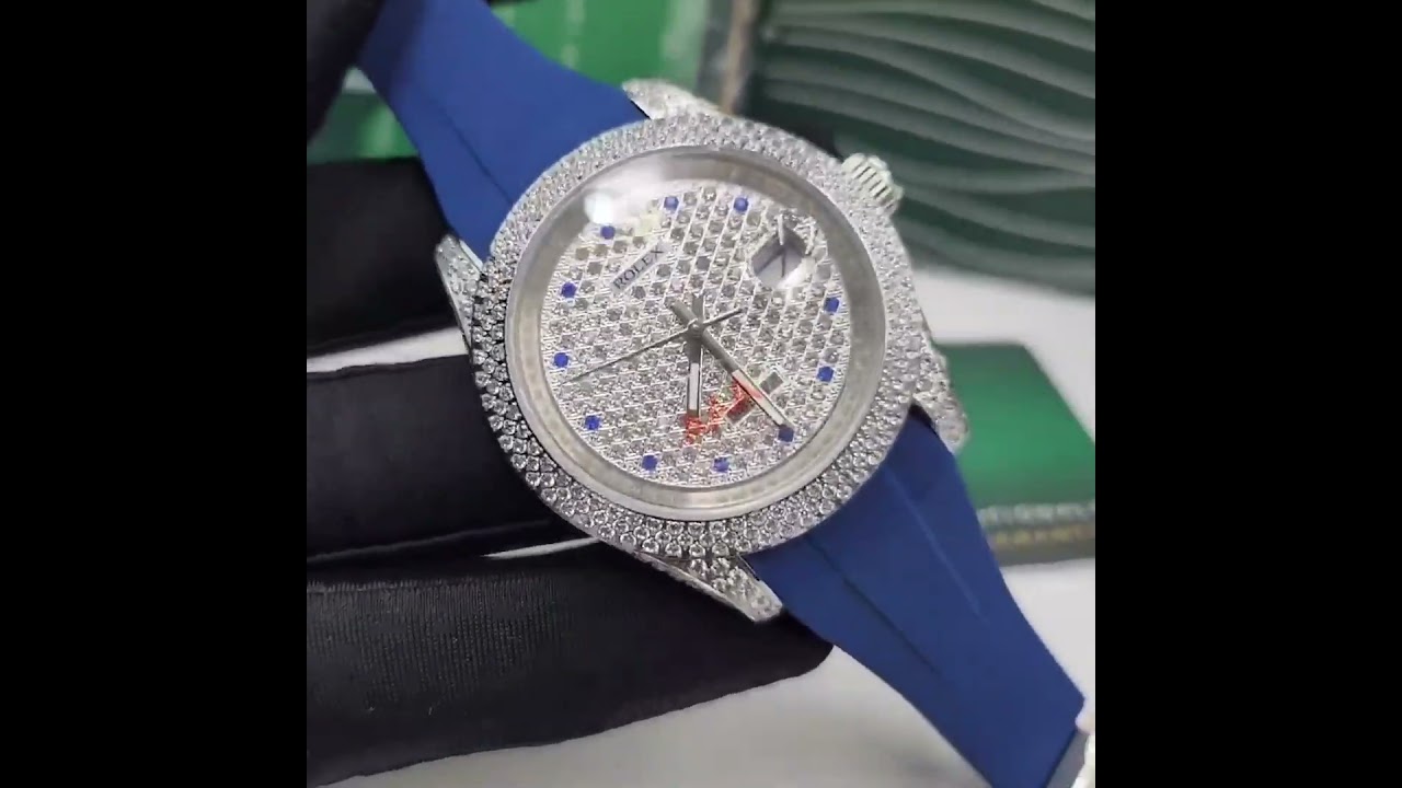 Rolex Date Just Blue Strap