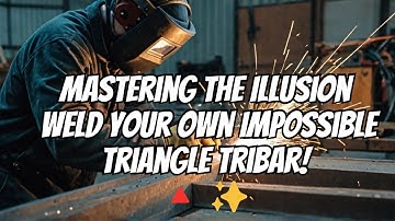 Mastering the Illusion: Weld Your Own Impossible Triangle Tribar! 🔺✨