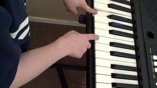 New Wave Bossa Nova Piano tutorial.AVI