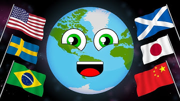 All the Countries of the World with Flags | Countries Of The World Song