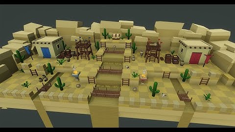 Beautiful desert level design | unity3d | #platinumboygamedev