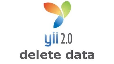 delete data from database yii2