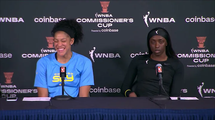 Candace Parker CRACKS UP Laughing At Kahleah Coppe...