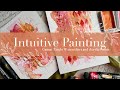 Exploring new techniques mixed media intuitive painting with gansai tambi watercolors and acrylic p