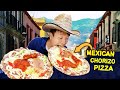 BREAKFAST: MEXICAN PIZZA (Tlayuda) & Mexican STREET FOOD at Local Market in Oaxaca