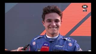 HILARIOUS Lando Norris post-race interview at Zandvoort! Cry-laughing!