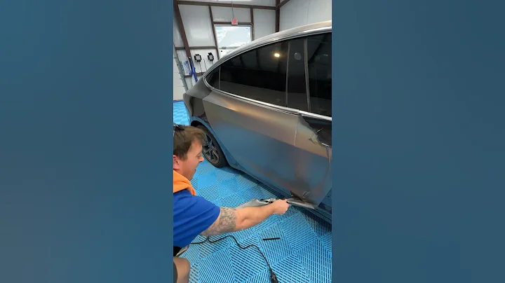 Satisfying Car Wrap Peeling ASMR | Mint Tinting